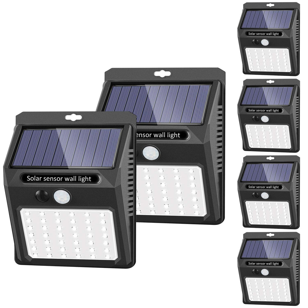 SEZAC Solar Lights Outdoor with 3 modes for flexible nightly illumination.