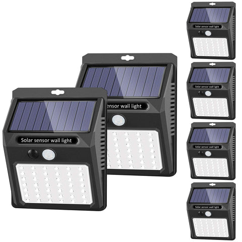 SEZAC Solar Lights Outdoor with 3 modes for flexible nightly illumination.