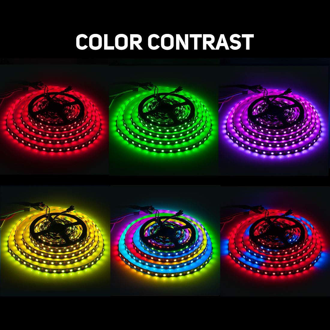 SEZO WS2812B ECO LED strip programmable colors for dynamic scenes