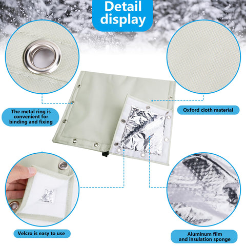 Sfcddtlg water well pump cover provides all-weather protection against sun, rain, and snow.