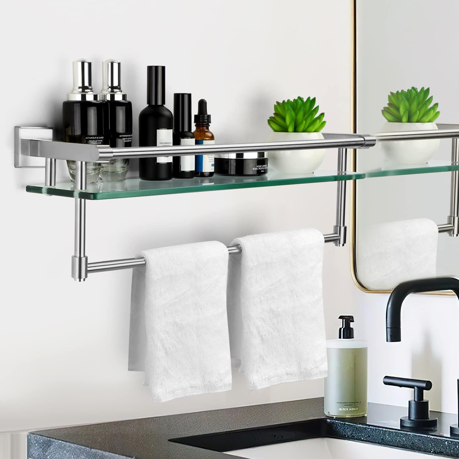 SFGSOWOR space-saving storage suitable for bathroom, kitchen, and living areas