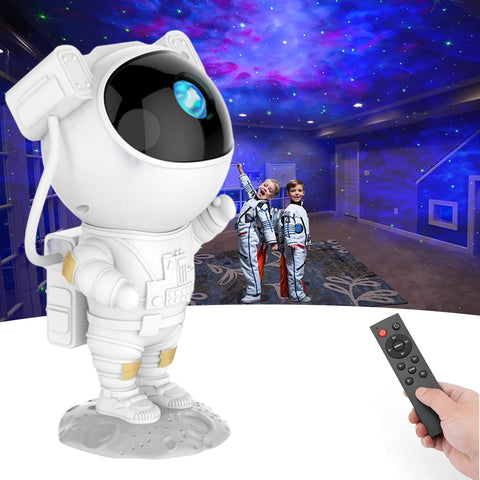 SFOUR Astronaut Galaxy Projector with remote control for ceiling night sky projection