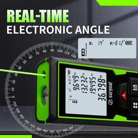 SG SURGOAL angle sensor shows real-time tilt data for precise alignment