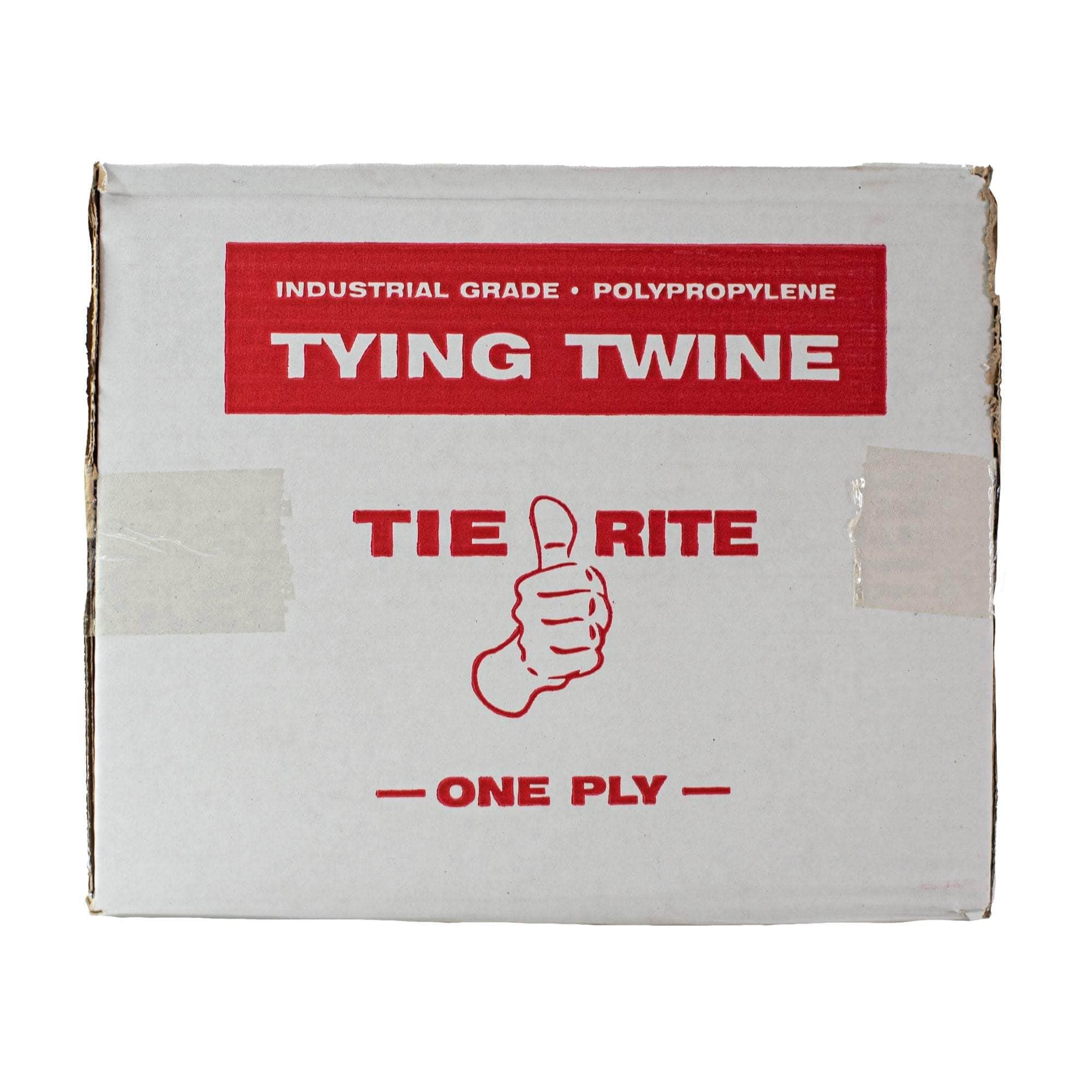 SGT KNOTS white twine shown ready for box packing with secure knots.