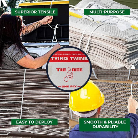 SGT KNOTS twine demonstrated as weather-resistant and durable for outdoor use.