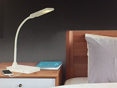 SHABBOSLITE LED Table Lamp White dimming control enables gentle light adjustment