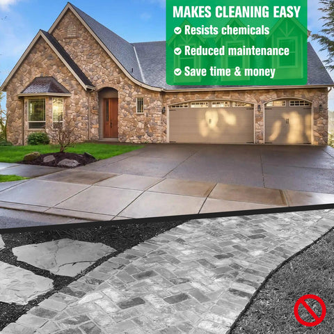 Shabebe Premium Stone Sealer dries in minutes after brushing or rolling