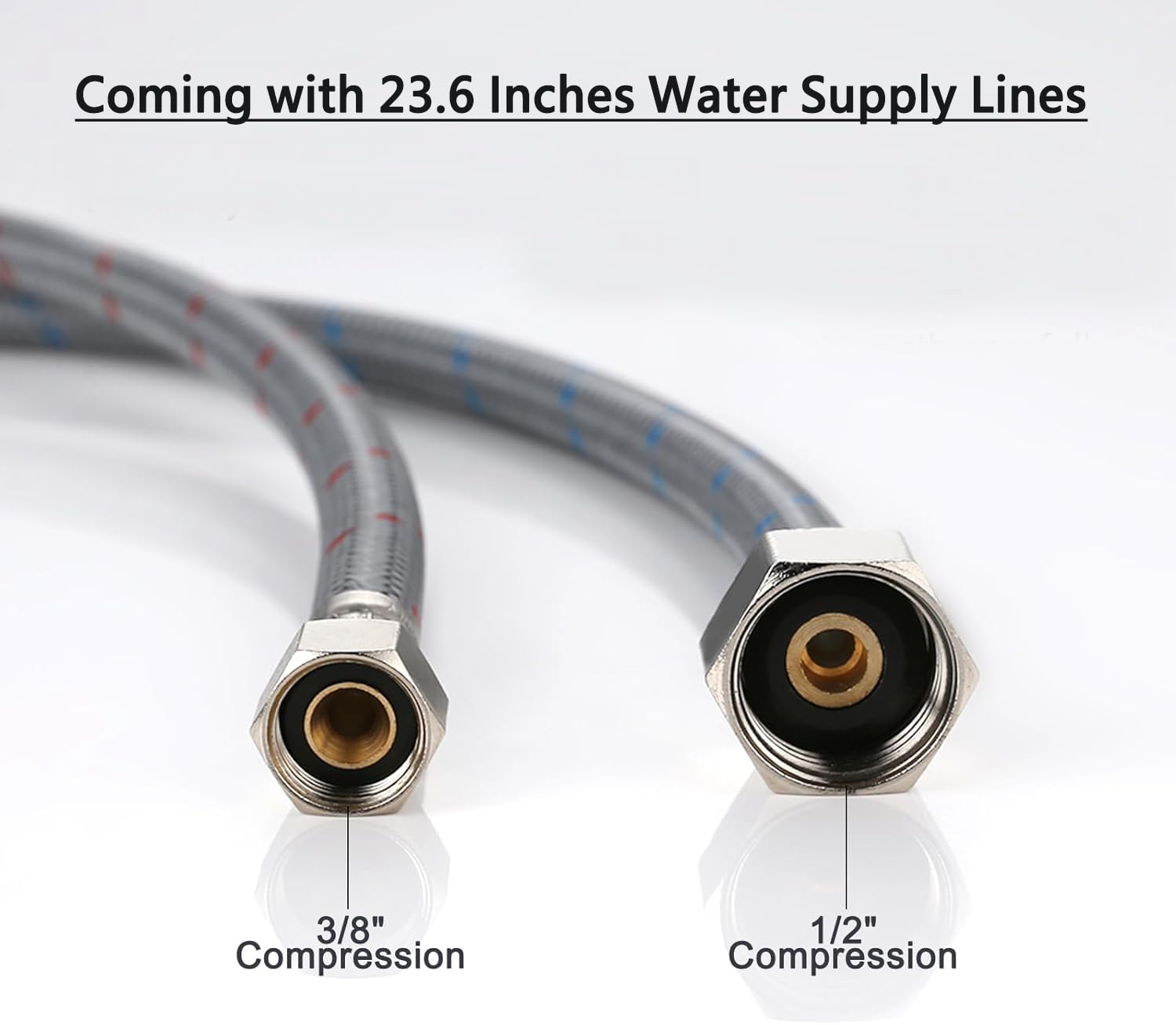 SHACO double-handle control for precise hot and cold balance.
