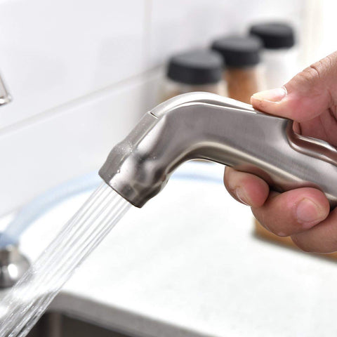 SHACO high-arc spout provides ample clearance.