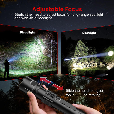 Shadowhawk dual-switch design makes turning on or switching modes fast and reliable.