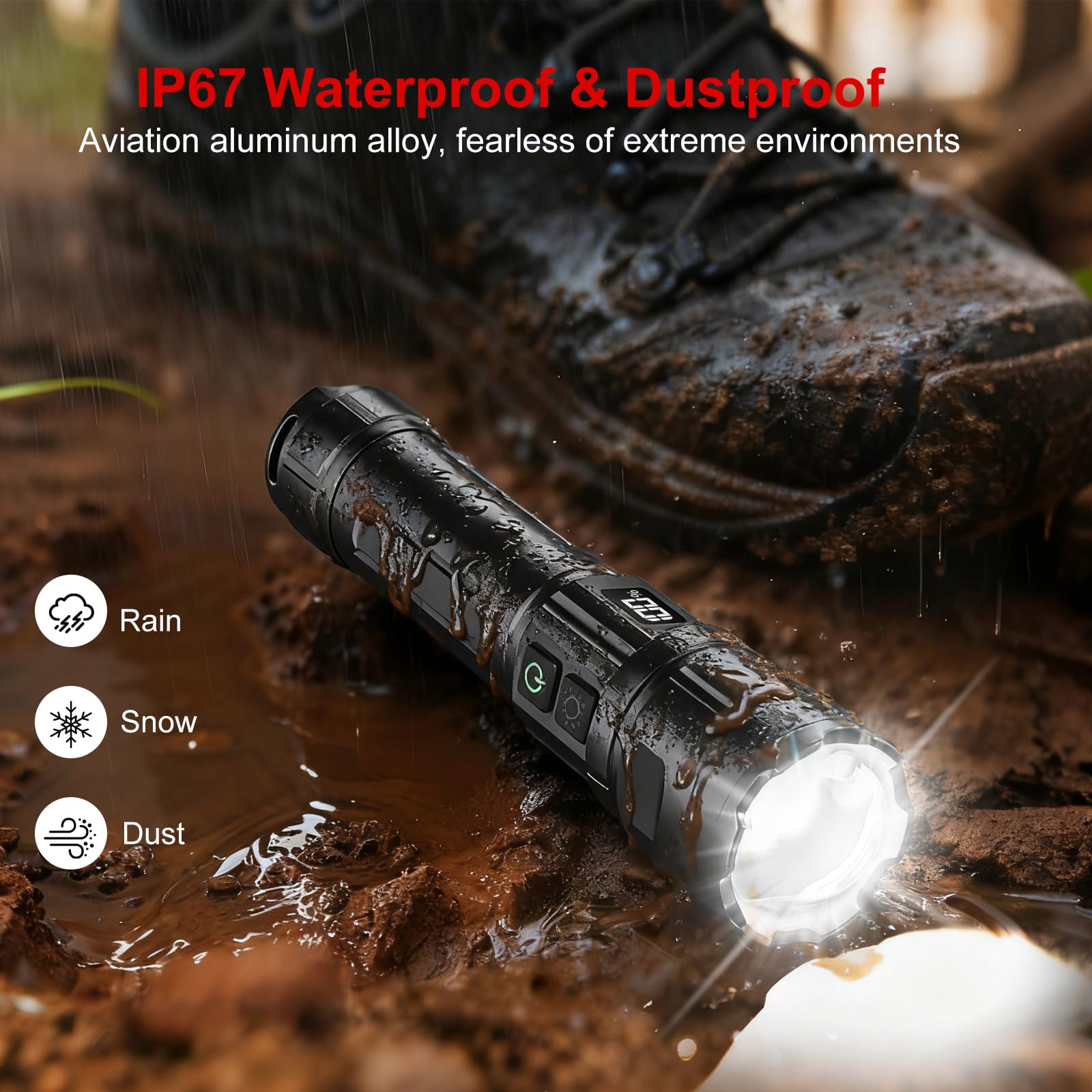 Shadowhawk USB-C charging keeps devices powered during emergencies or outdoor trips.