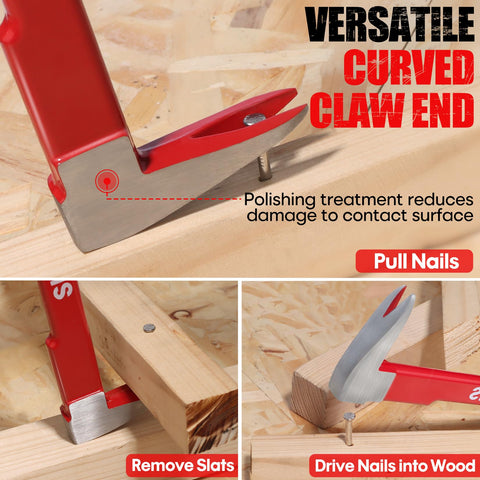 SHALL crowbar constructed from 40Cr alloy steel for durability