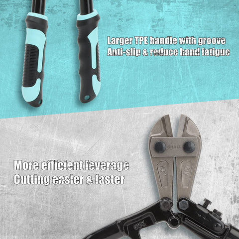SHALL 8-inch wire cutter with aligned blades for clean cuts.