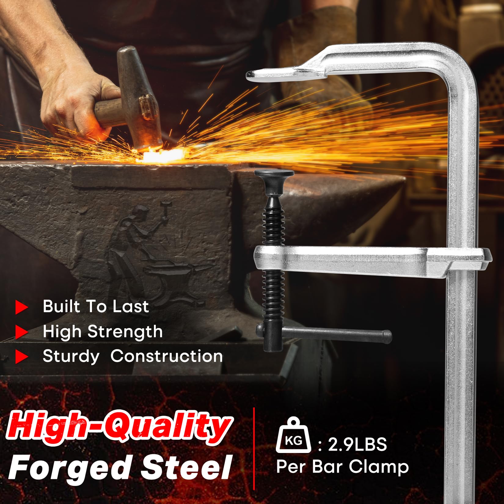 Shall black-oxide threaded rods provide smooth, precise adjustments