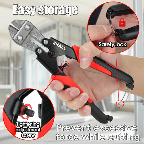 SHALL carrying case stores all cutters neatly for on-site transport