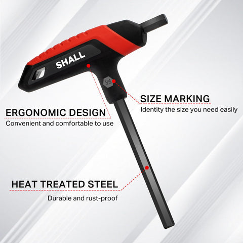 SHALL chrome vanadium steel construction ensures durability and rust resistance.
