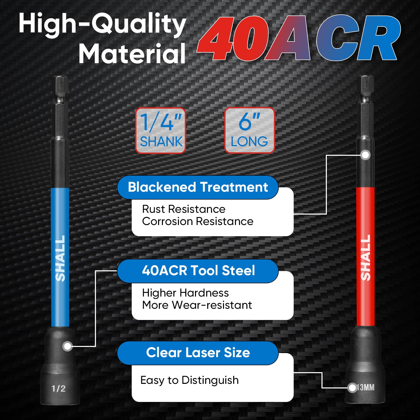SHALL color coding helps distinguish metric and SAE quickly.