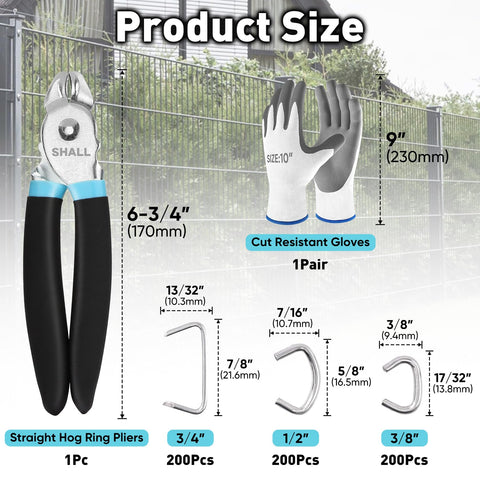SHALL pliers with cushioned handles for comfortable grip.