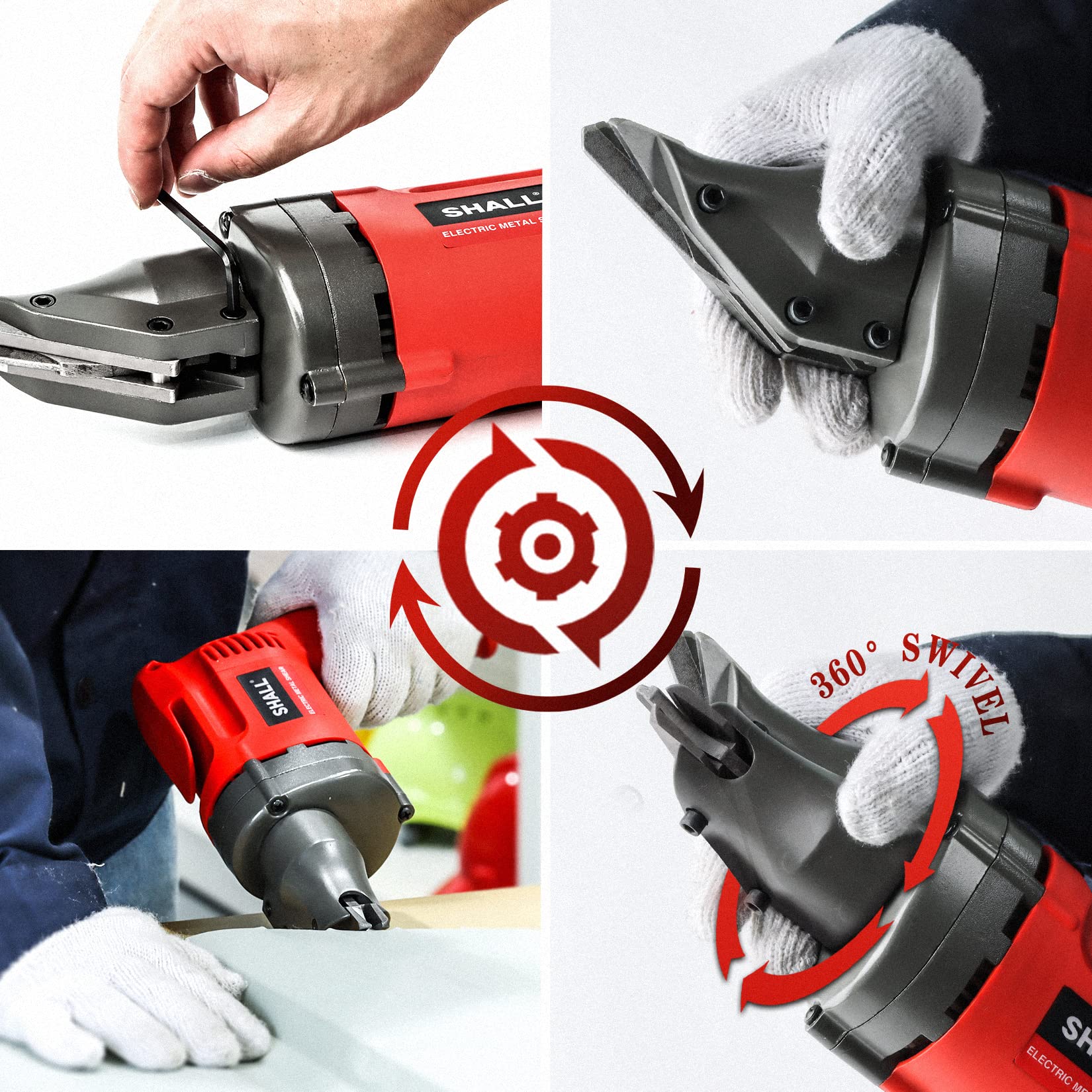 SHALL 16-gauge stainless steel capacity for durable metal work.