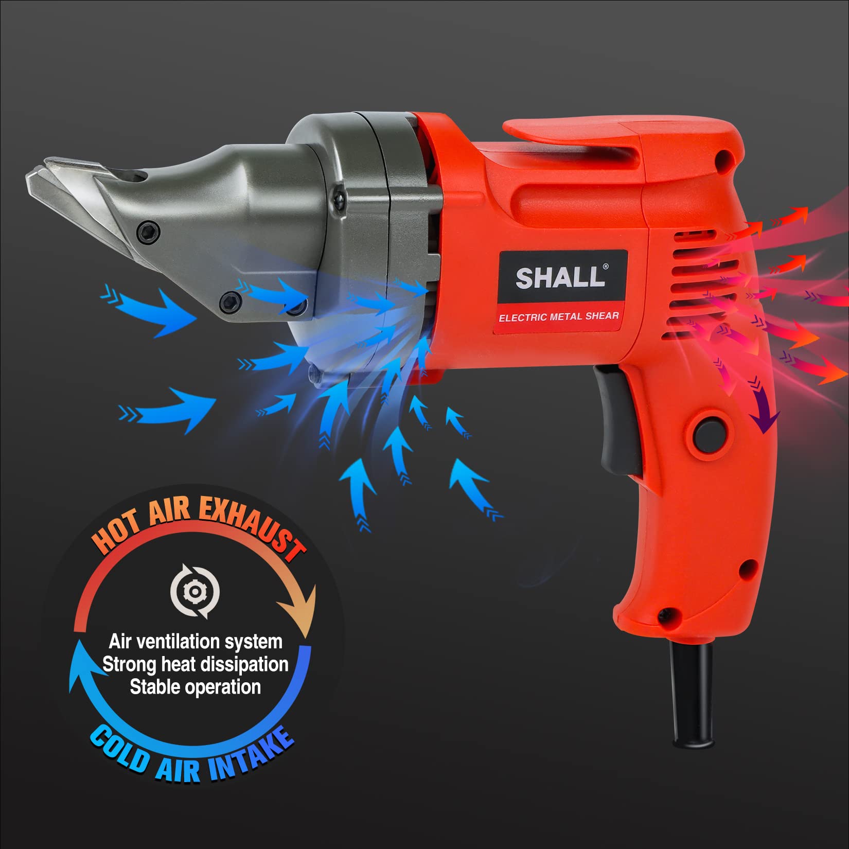 SHALL ergonomic design supports steady operation during longer sessions.