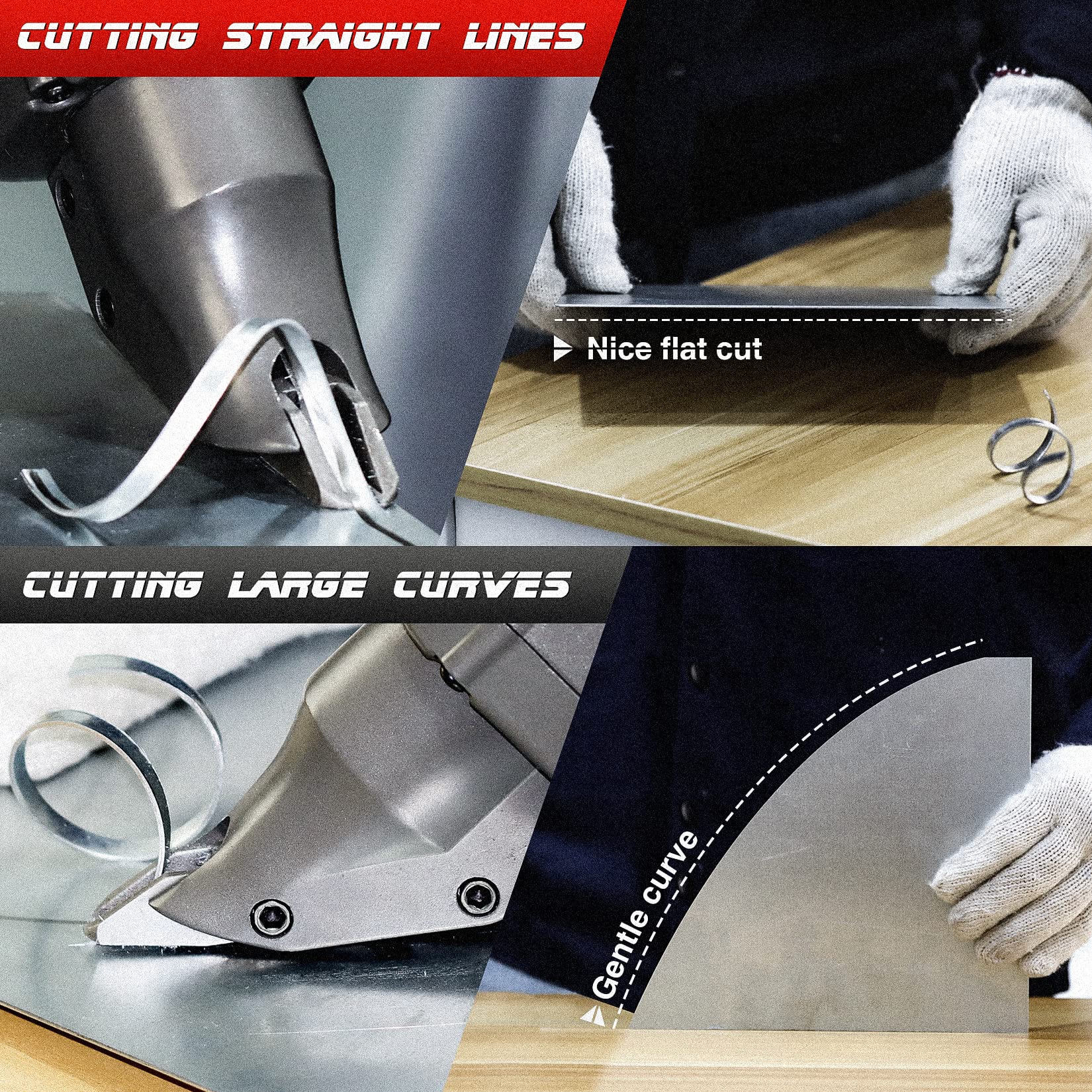 SHALL continuous cut with lock-on for long, fatigue-free work.