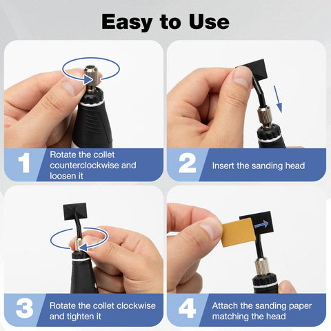 Shall ergonomic grip aids steady control during extended sanding sessions.
