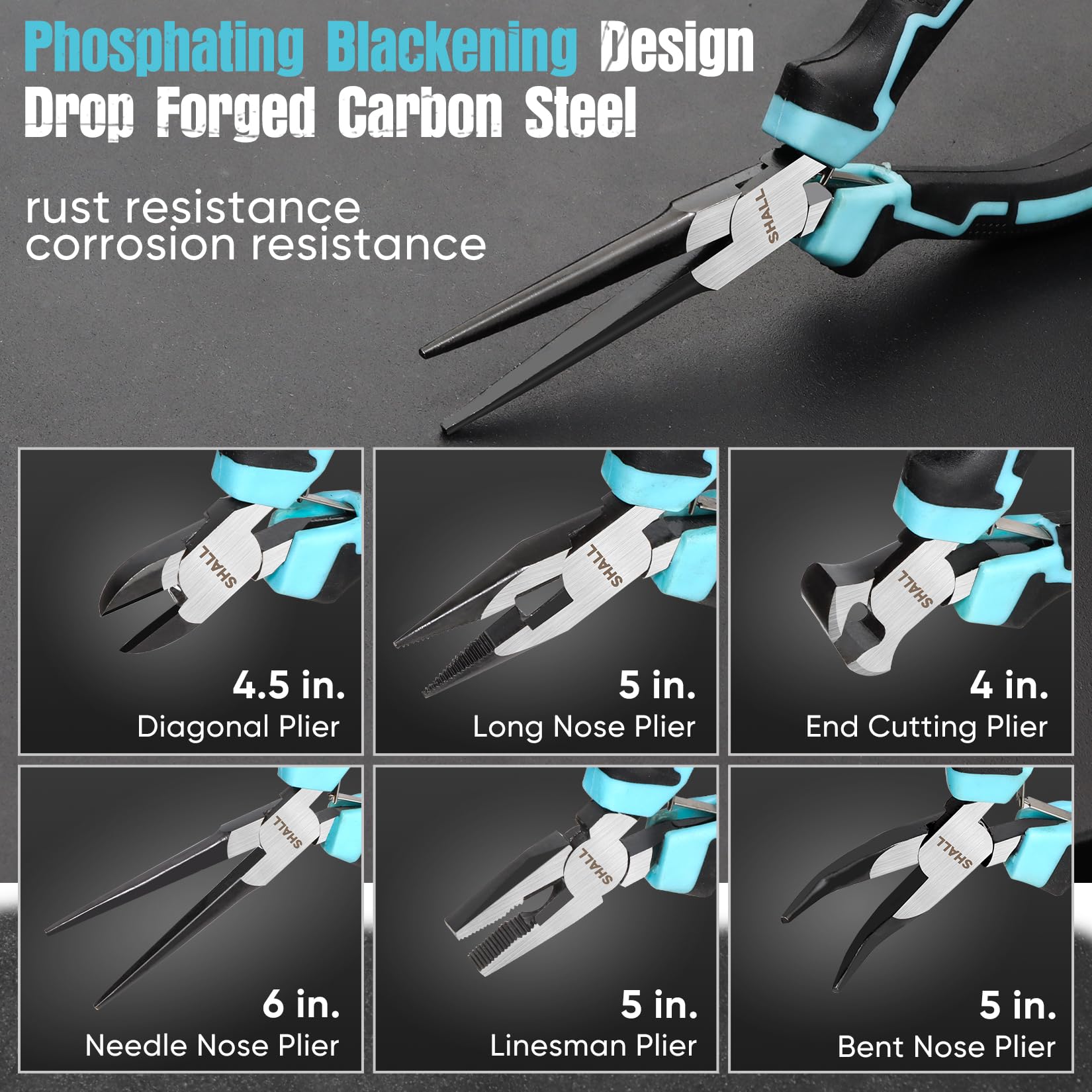 SHALL mini pliers diagonal cutting for clean wire snips in craft and repair