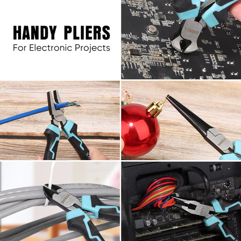 SHALL end cutting pliers for clean flush cuts on small hardware and wire