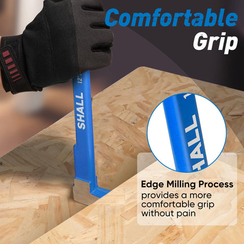 SHALL nail removal tool for baseboards and floors in action