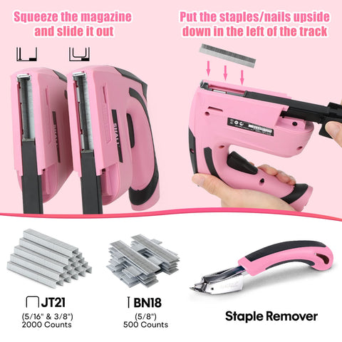SHALL staple remover included for quick fabric rework and seam fixes