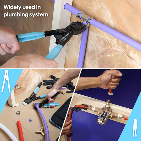 SHALL gloves included protect hands while crimping and cutting.
