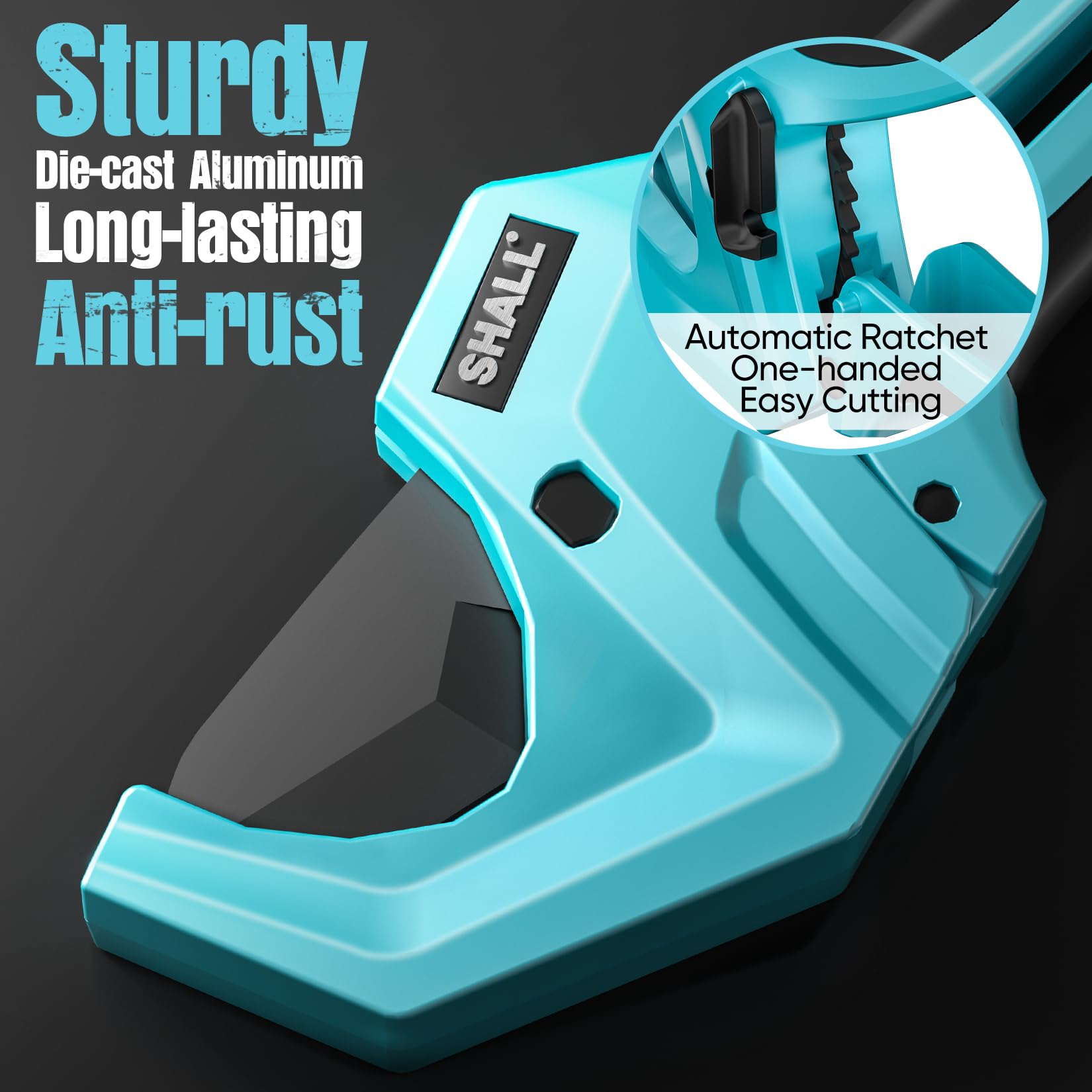 Safety lock engaged to prevent accidental injuries during storage