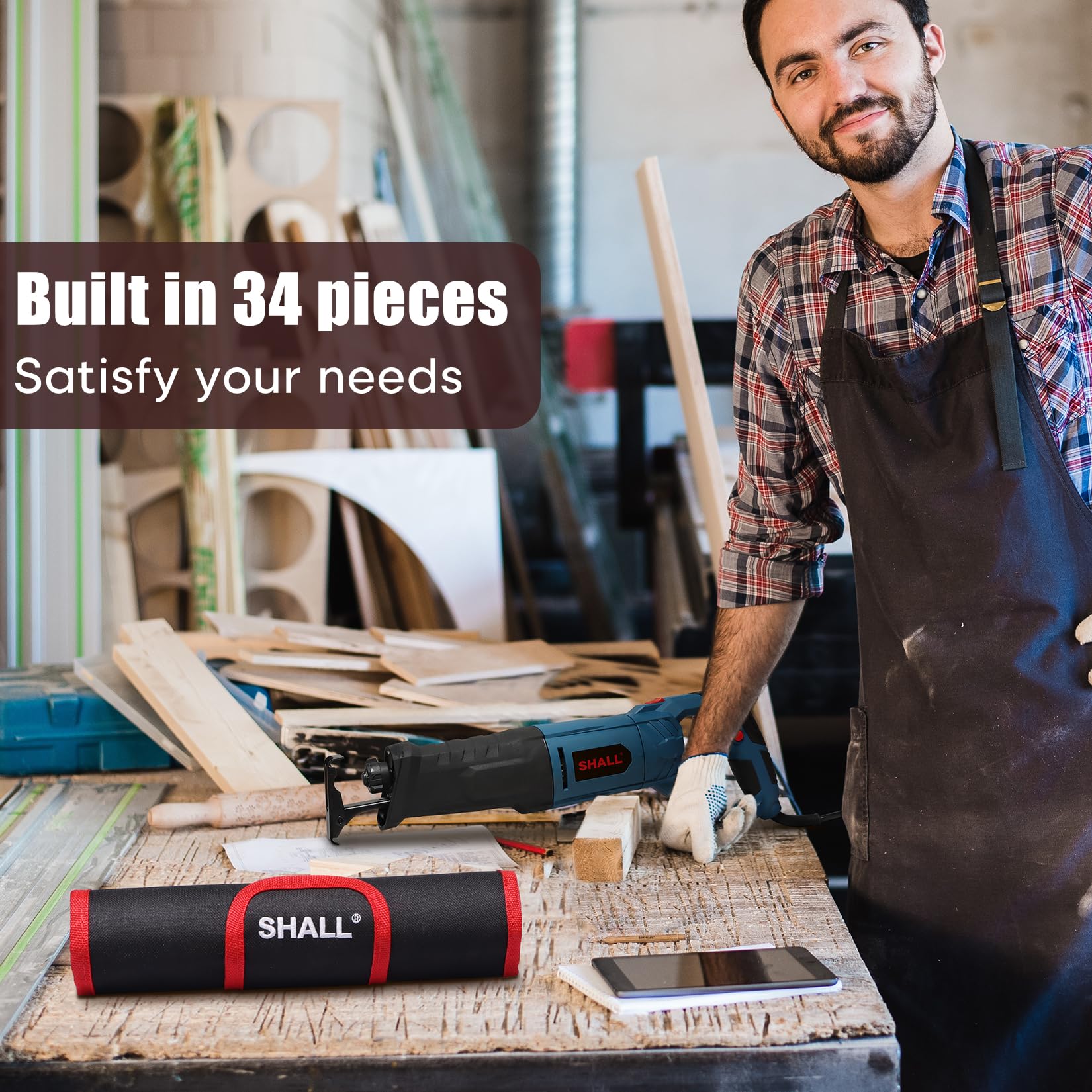 Carbide blades cutting dry or wet wood with precision from SHALL