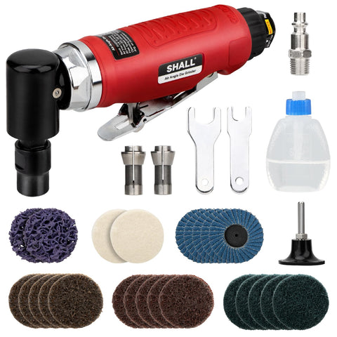 Shall right-angle die grinder with 90-degree head for precise work in tight spaces