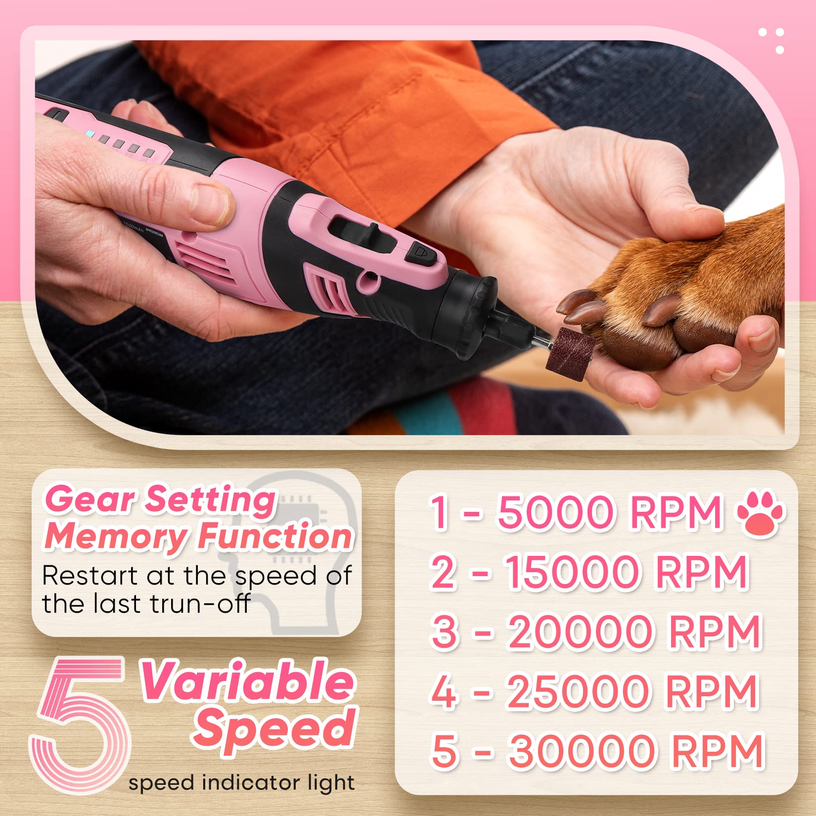 SHALL rotary tool 121 accessories spread showcases versatile kit.