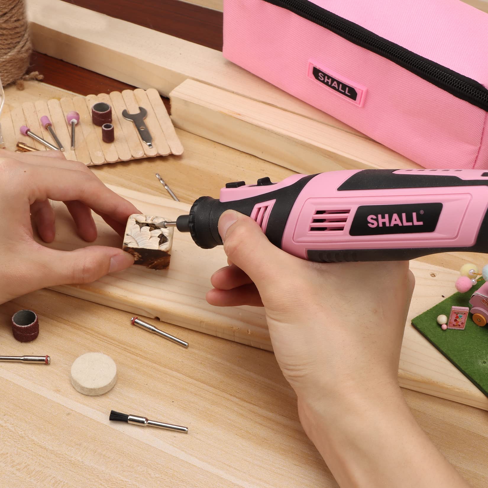 SHALL foldable hanging ring adds easy storage after crafting.