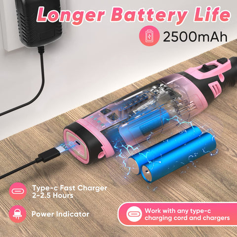 SHALL Type-C charging cable powers quick recharges for sessions.