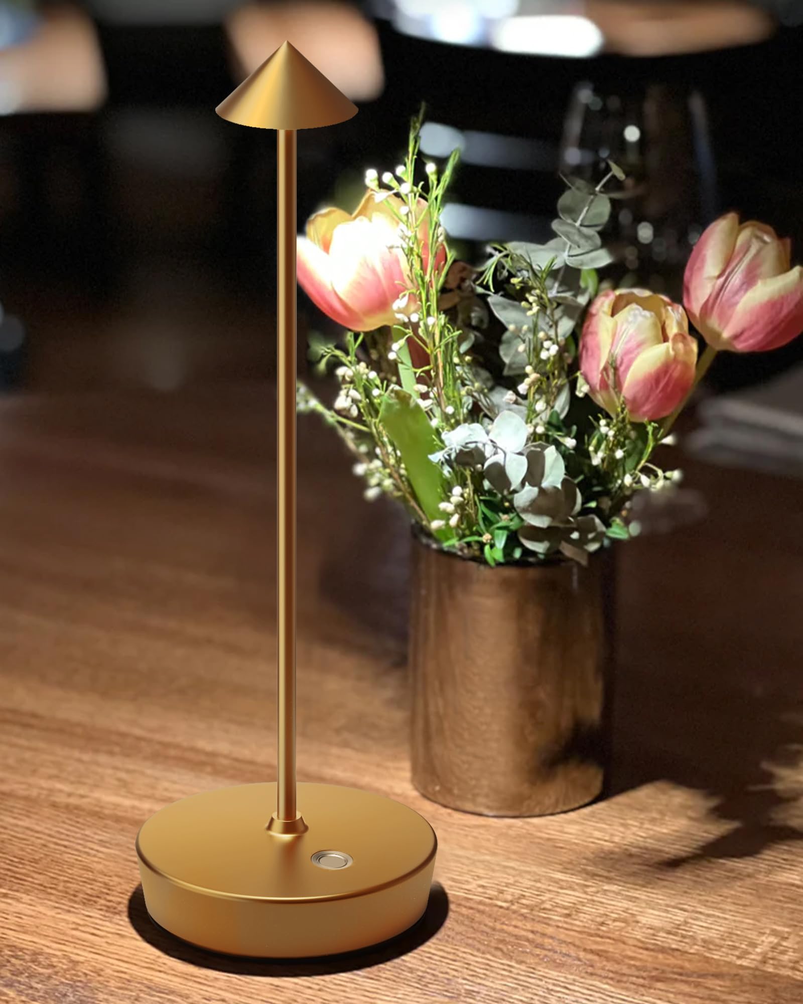 SHANGCAI bronze table lamp ideal for dining room lighting.