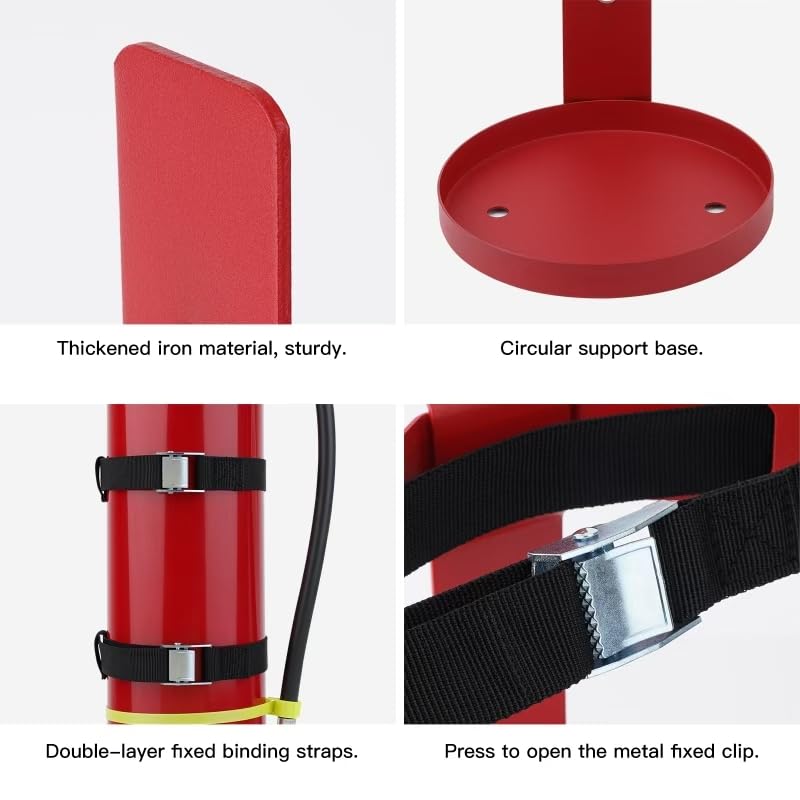 Shankala 14 cm diameter mount accommodates standard 5 lb extinguishers.
