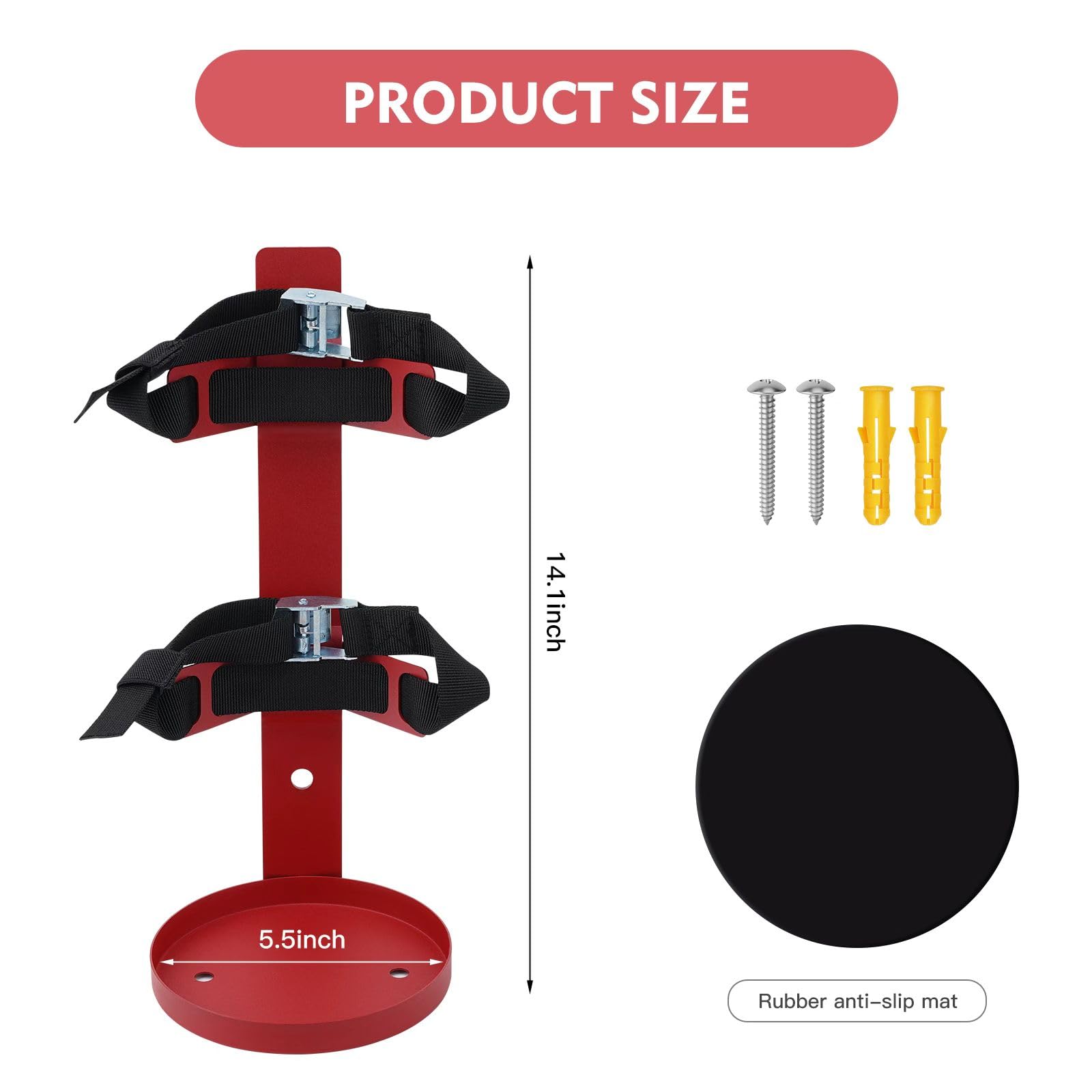 Shankala rubber base pad cushions vibrations to reduce clanking.