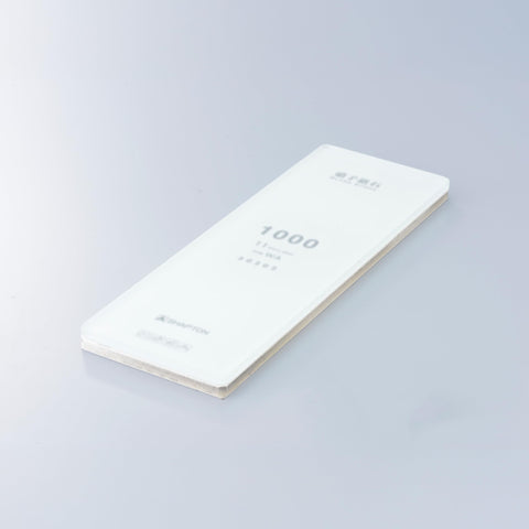 Shapton GlassStone 1000 dimensions reference helps precise tool placement.