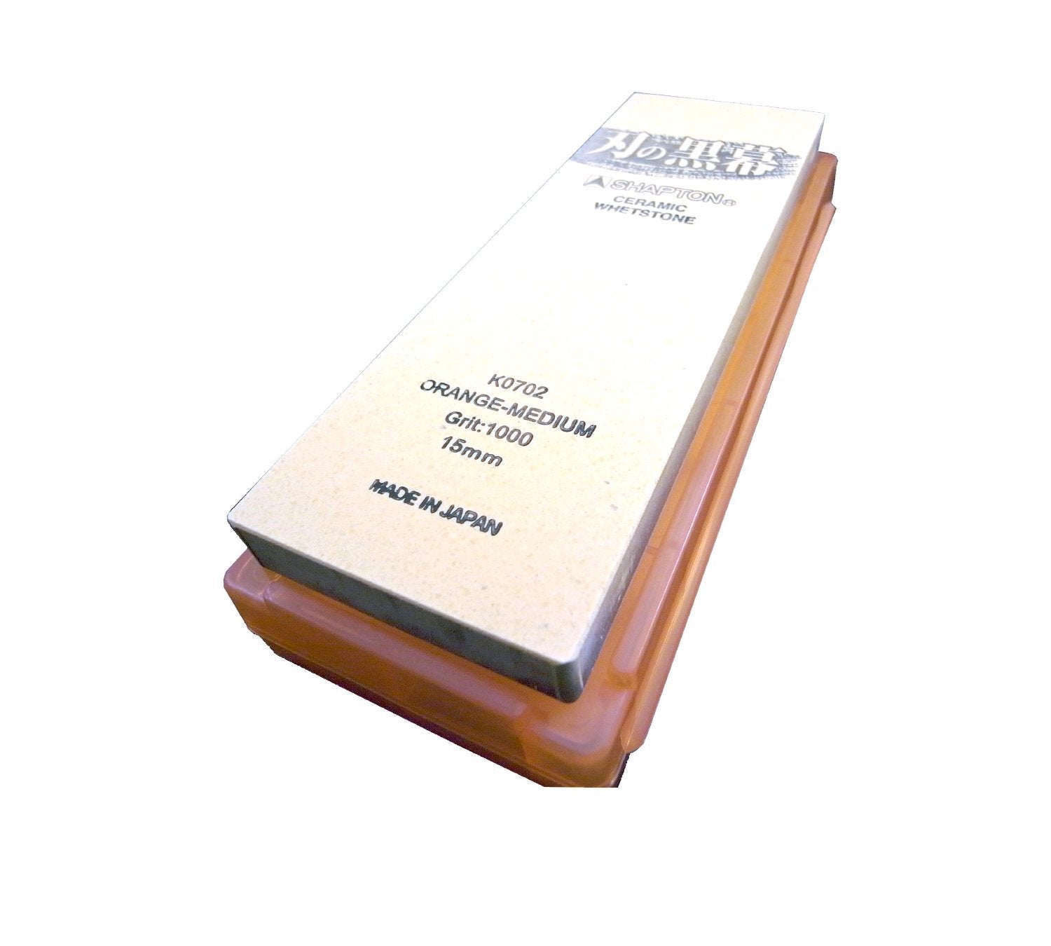 Shapton Ha No Kuromaku whetstone base and compact packaging.