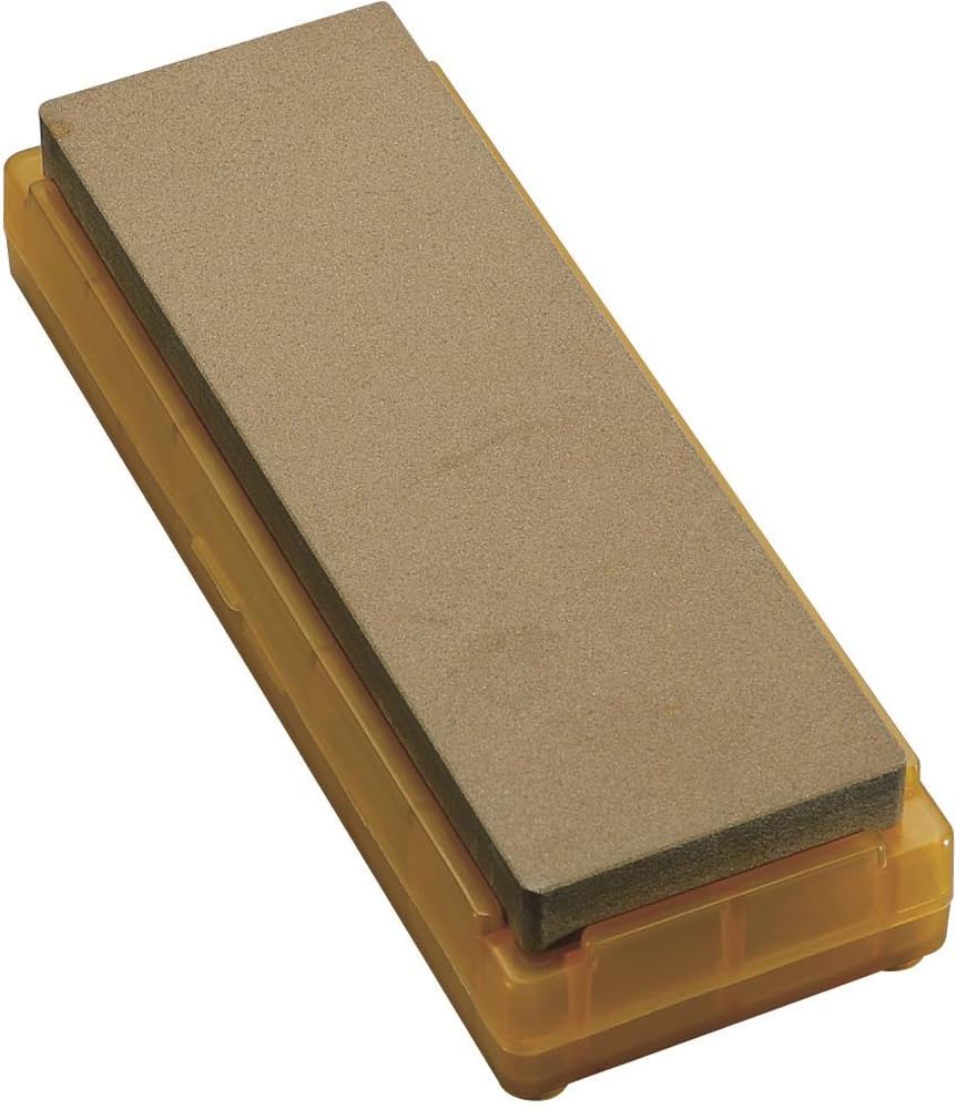 Shapton K0706 Blade Black Edge rough moss front view for sharpening prep