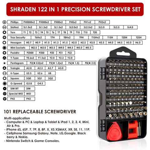 Sharden magnetic tips improve screw alignment during electronics repairs.