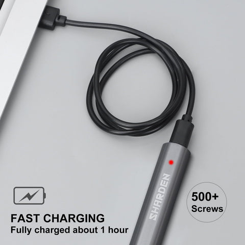 Sharden magnetizer tool and opening picks simplify gadget access.