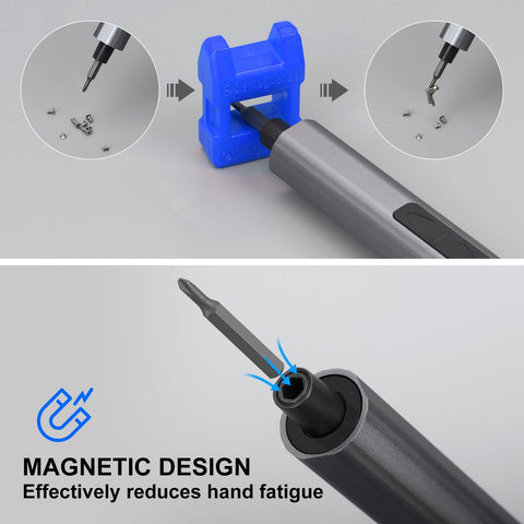 Sharden Mini Electric Screwdriver USB-C charging ensures quick top-ups between projects.