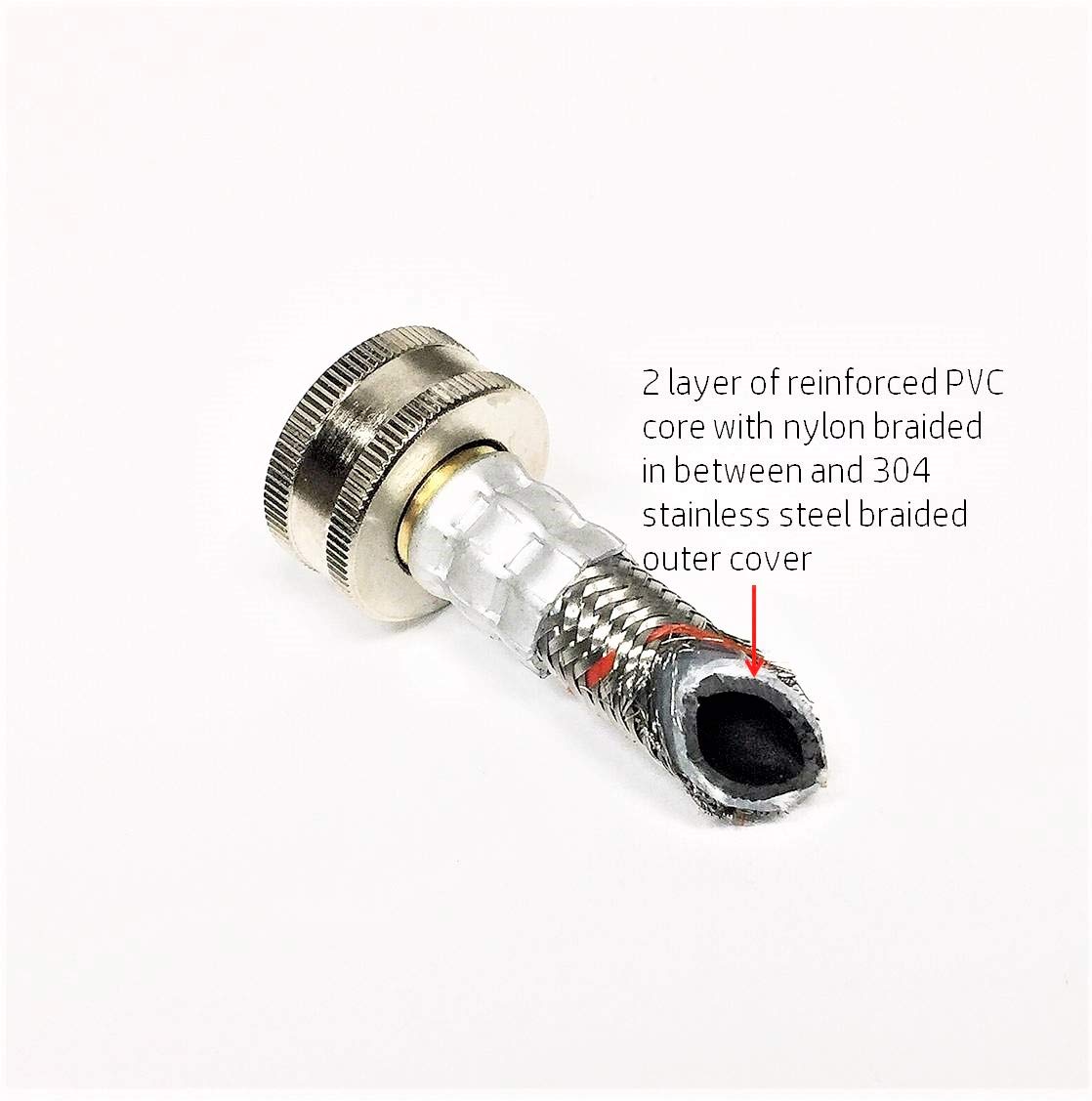 Shark Industrial universal 90-degree elbow hose for easy installation.