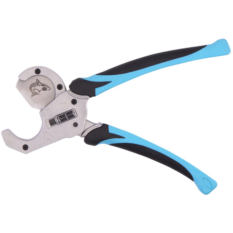 SharkBite Pro-Grade PEX Cutter in use delivering clean cuts for PEX tubing.