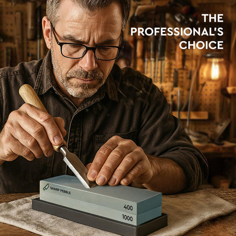 Sharp Pebble edge refinement in action for better cutting feel