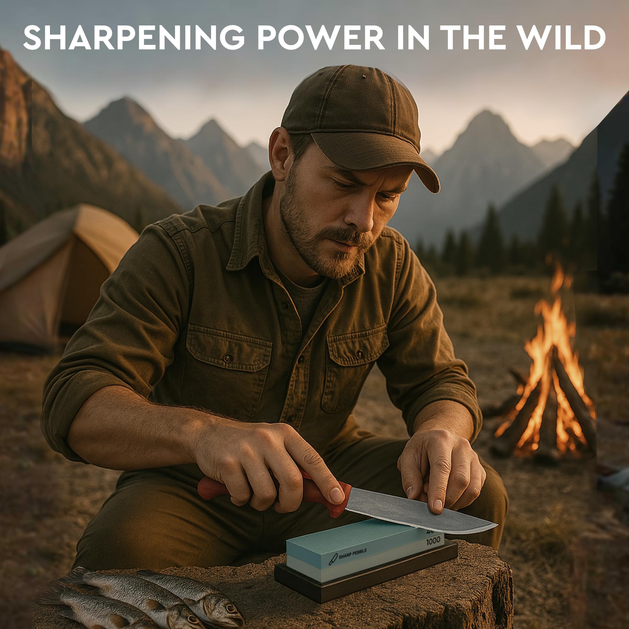 Sharp Pebble kit suits kitchen, paring, and chef knives